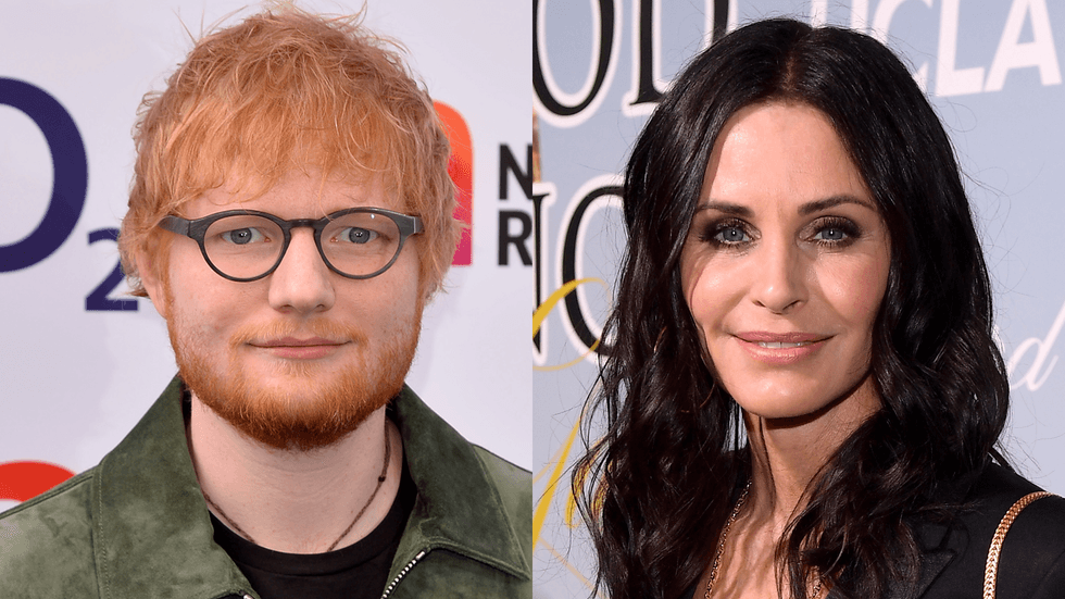 Courteney Cox and Ed Sheeran prove to be 'FRIENDS' again with new video