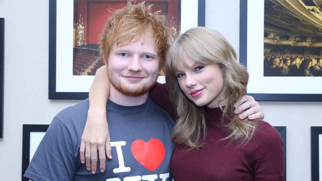 Ed Sheeran and Taylor Swift