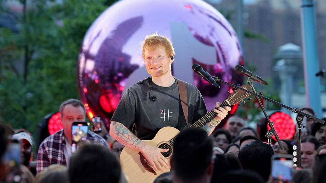 Ed Sheeran performs onstage during TikTok Presents Ed Sheeran's Play, LIVE from New York at Domino Park on September 13, 2025 in Brooklyn, New York.