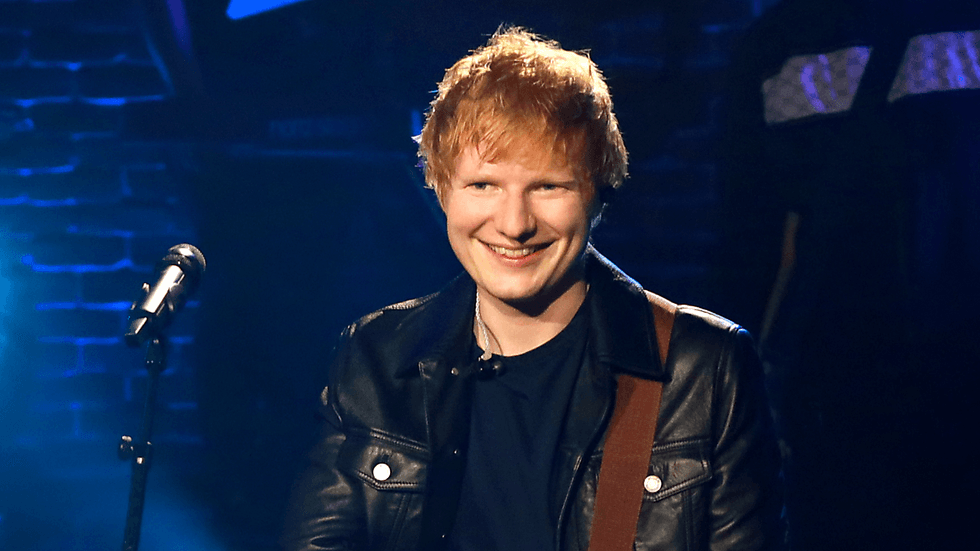 Ed Sheeran in this Santa skirt might just be the fiercest festive look of the season