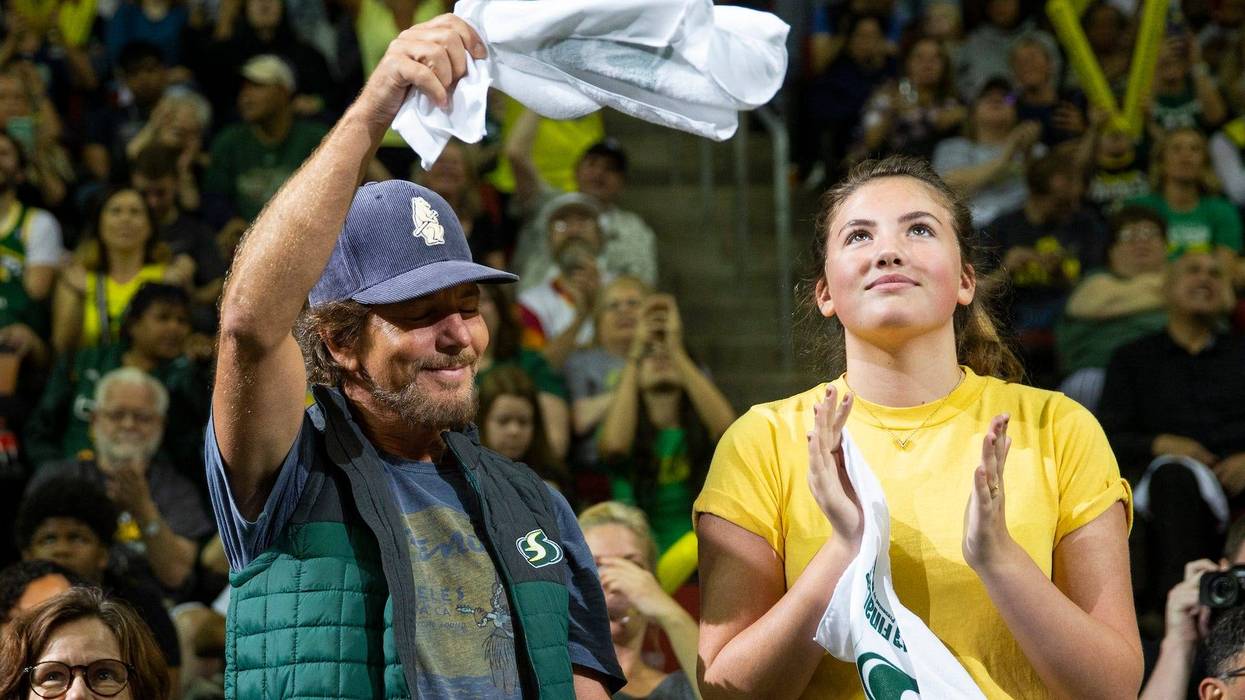 Eddie and Olivia Vedder