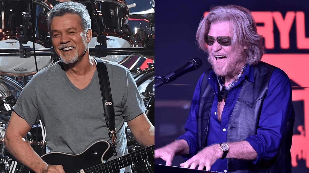 Eddie Van Halen and Daryl Hall