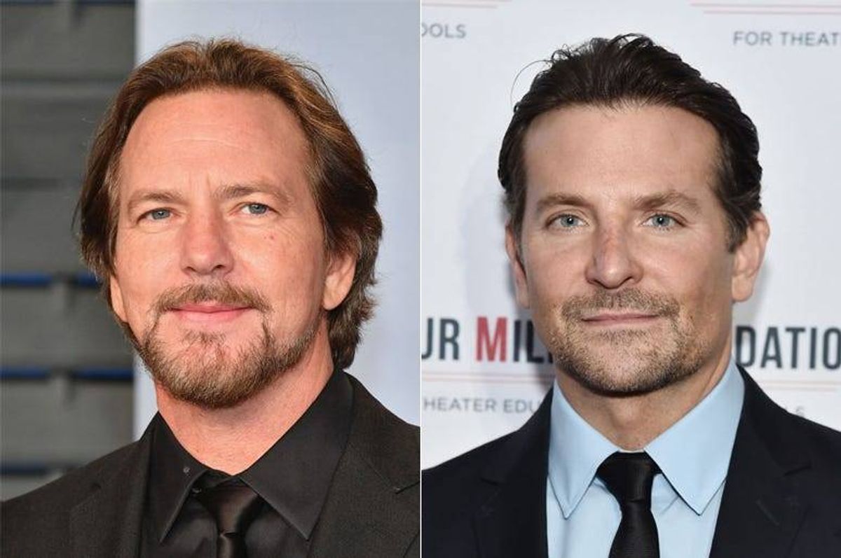 Eddie Vedder and Bradley Cooper