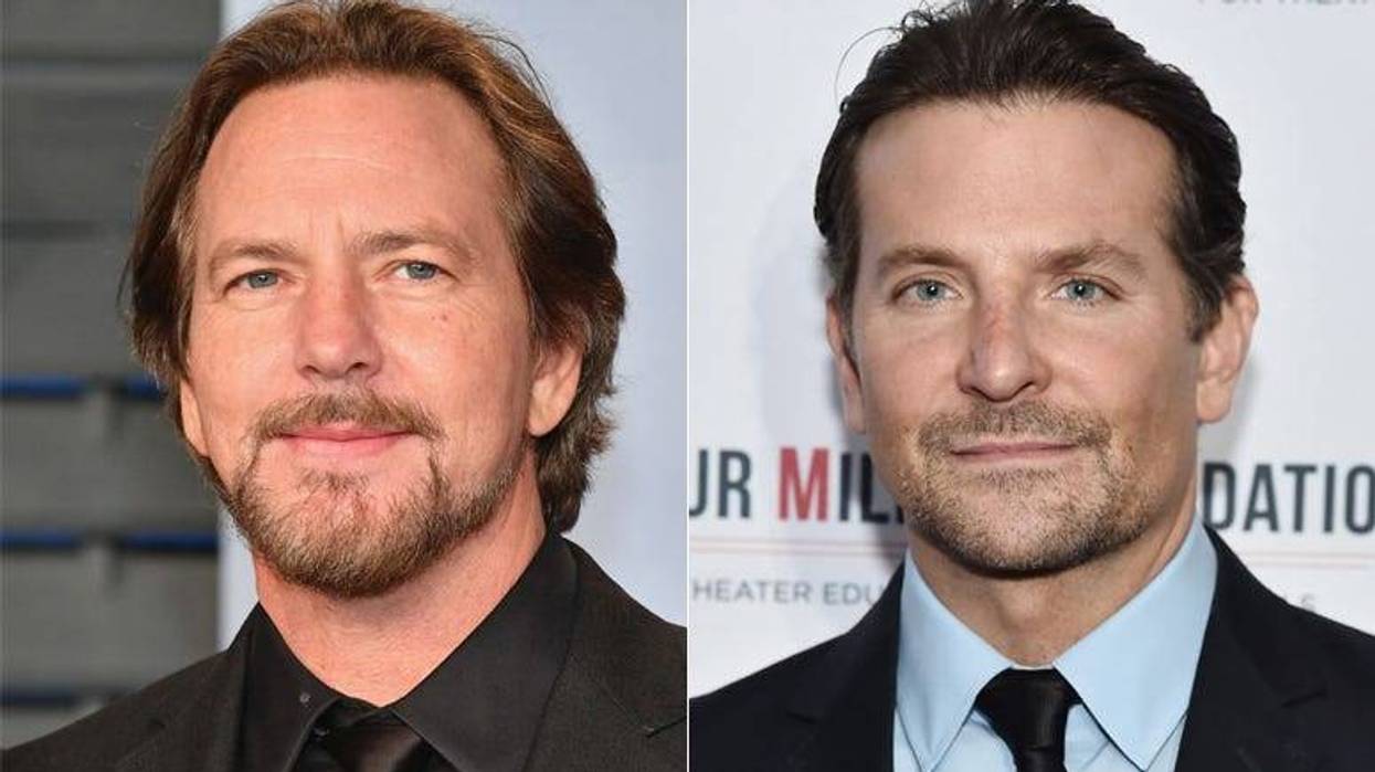 Eddie Vedder and Bradley Cooper
