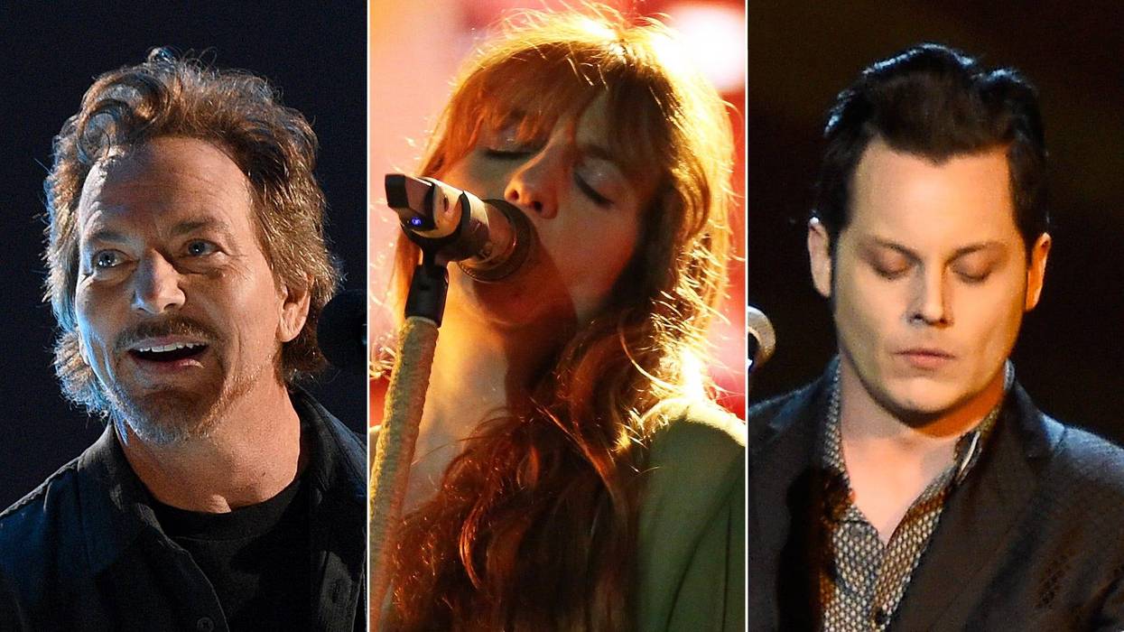 Eddie Vedder, Florence Welch, Jack White