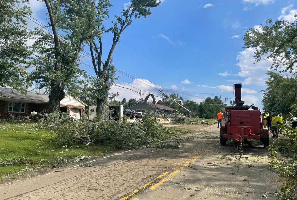 Eden tornado damage