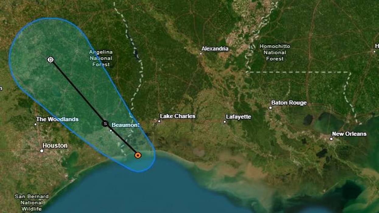 Edouard makes landfall near Louisiana/Texas line