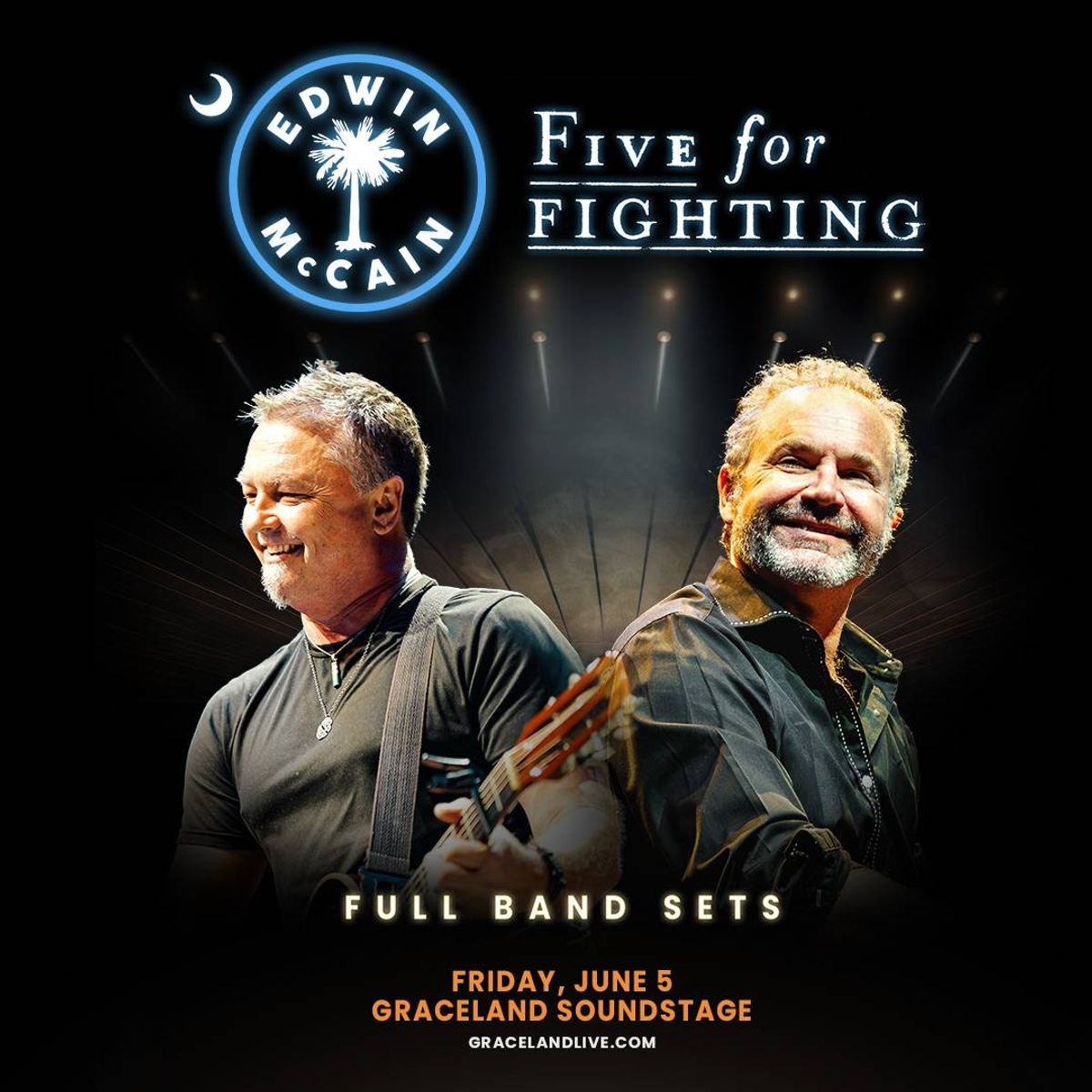 Edwin McCain/Five For Fighting - Graceland Live – June 5