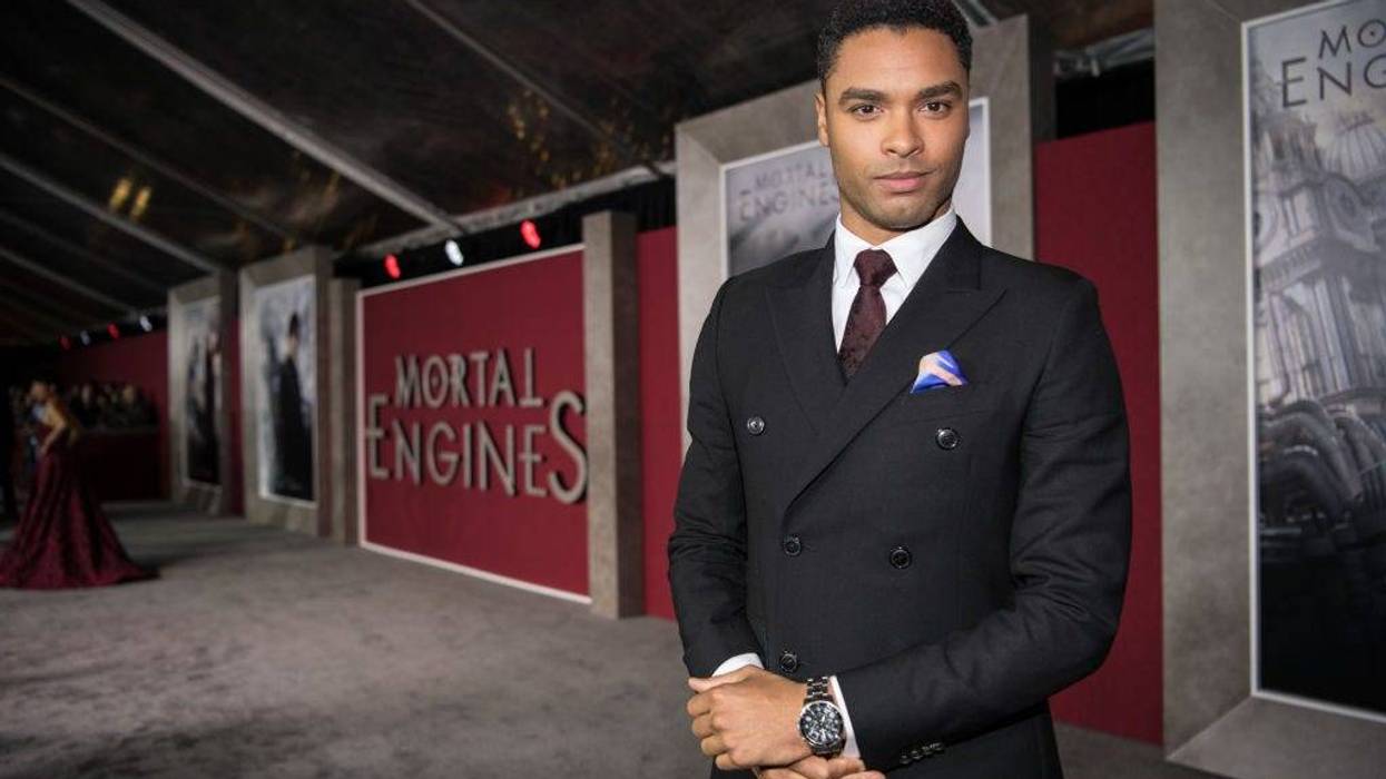 ege-Jean Page arrives at the premiere Of Universal Pictures' "Mortal Engines" at Regency Village Theatre on December 5, 2018