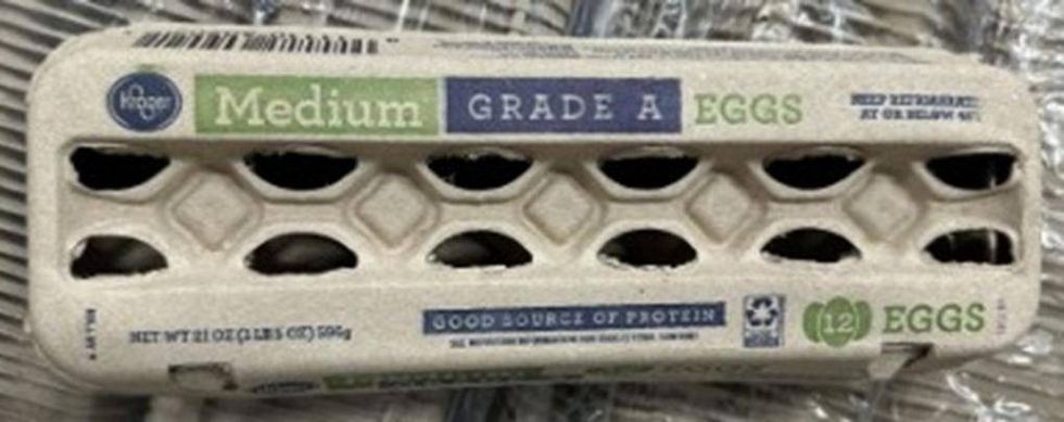Eggs recalled in July 2026 due to possible salmonella contamination.