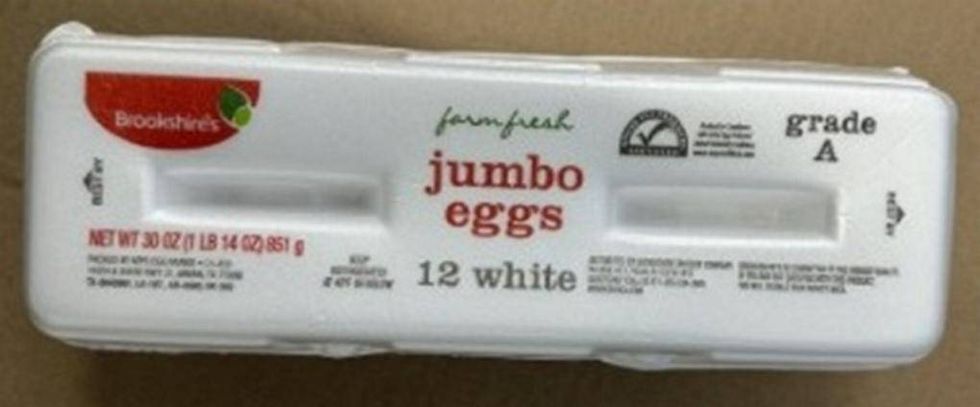 Eggs recalled in July 2026 due to possible salmonella contamination.