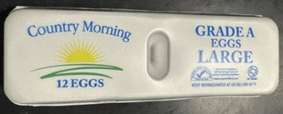 Eggs recalled in July 2026 due to possible salmonella contamination.