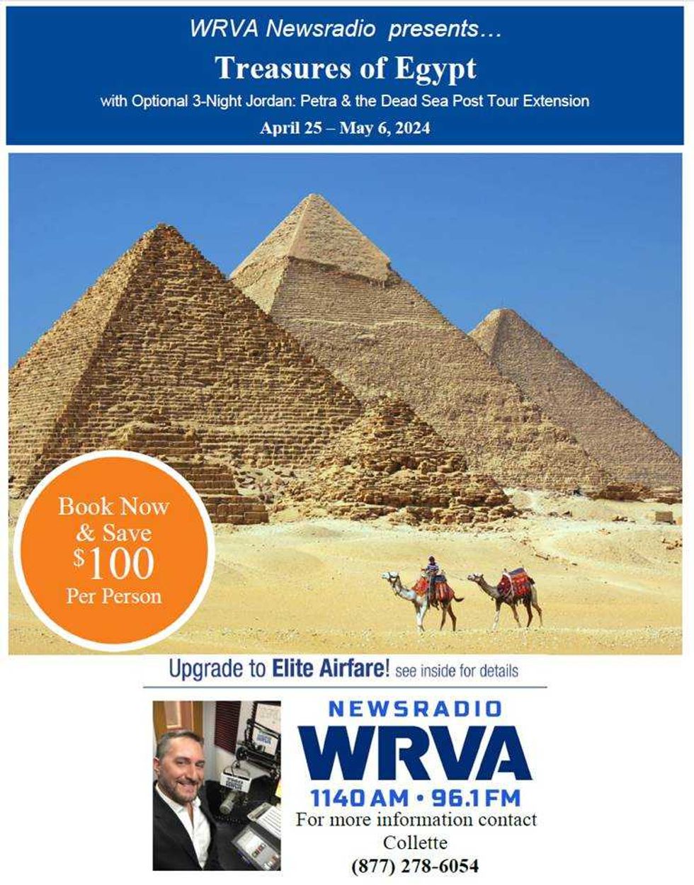 Egypt trip flyer
