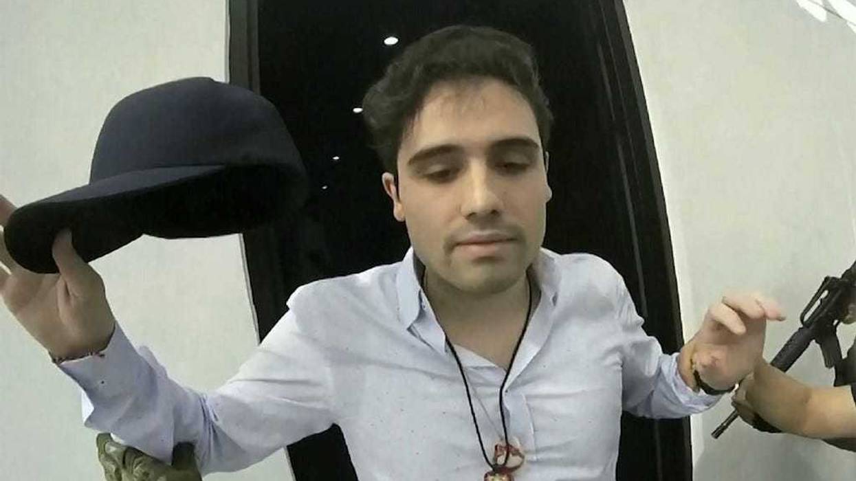 El Chapo son taken into custody