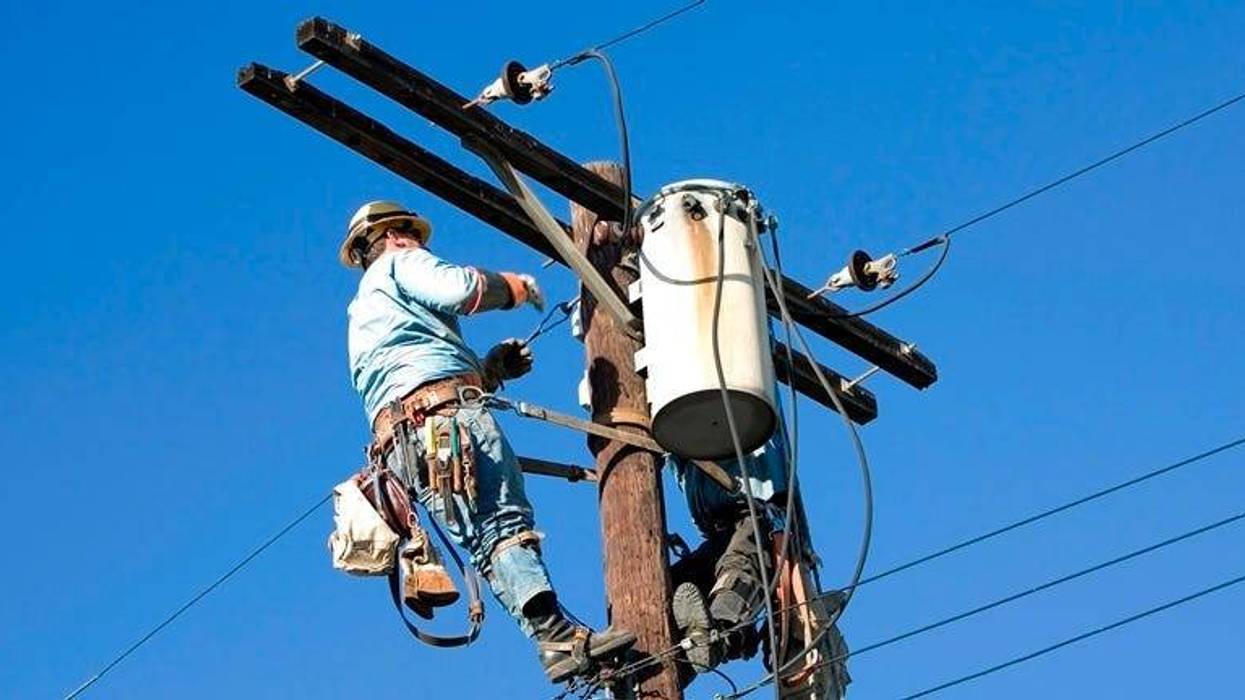 Electrician - stock photo