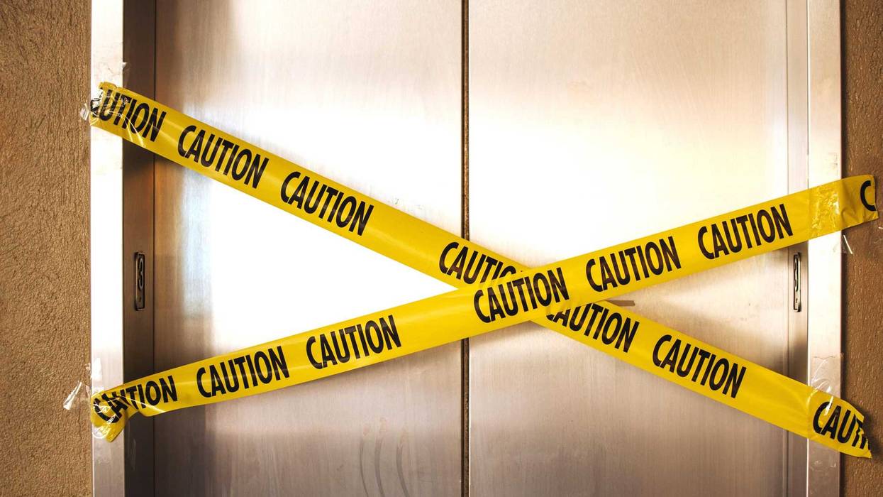 elevator closed