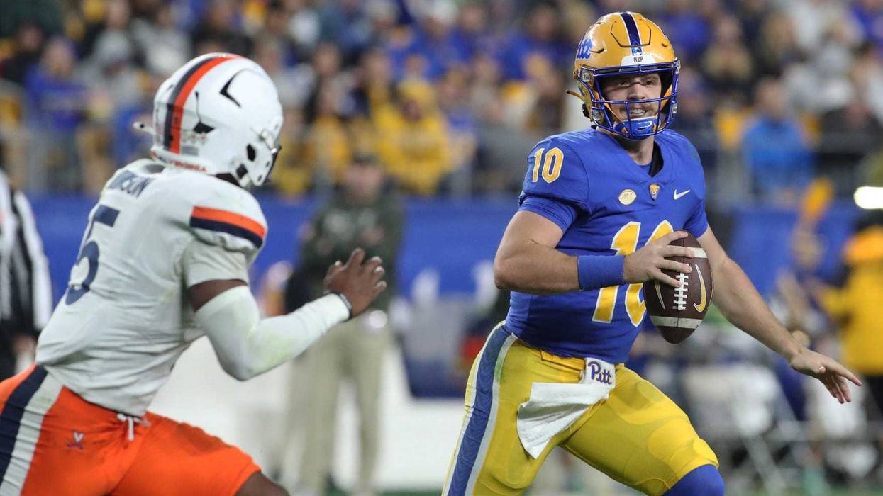 Eli Holstein running vs Virginia