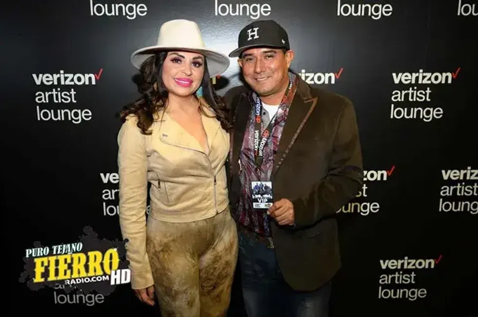 Elida Reyna at the Verizon Artist Lounge