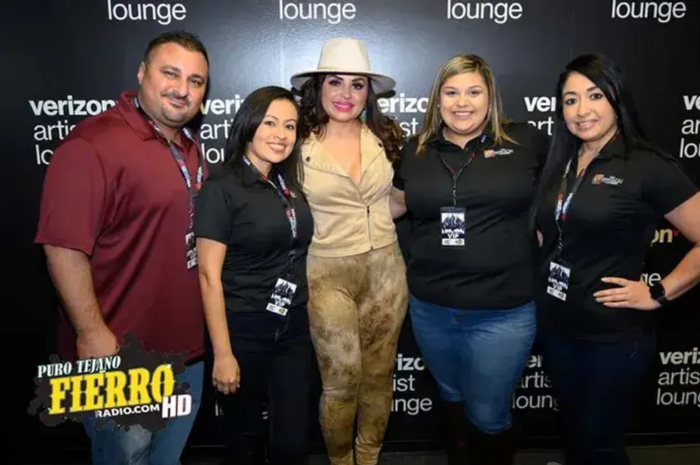 Elida Reyna at the Verizon Artist Lounge