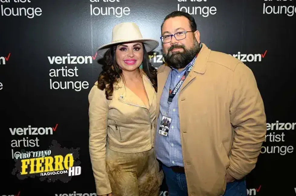 Elida Reyna at the Verizon Artist Lounge