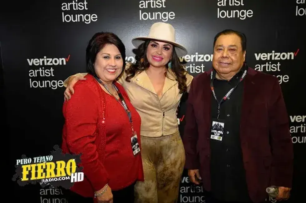 Elida Reyna at the Verizon Artist Lounge