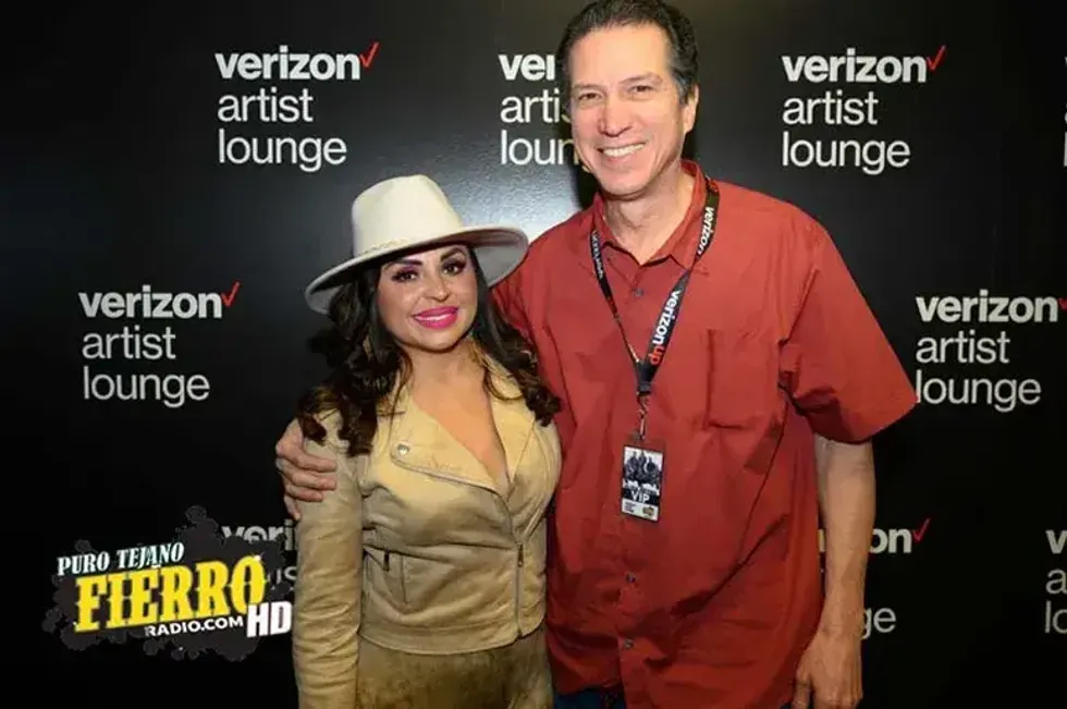 Elida Reyna at the Verizon Artist Lounge