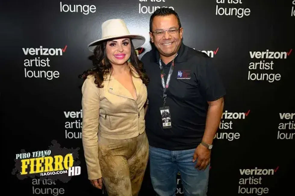 Elida Reyna at the Verizon Artist Lounge