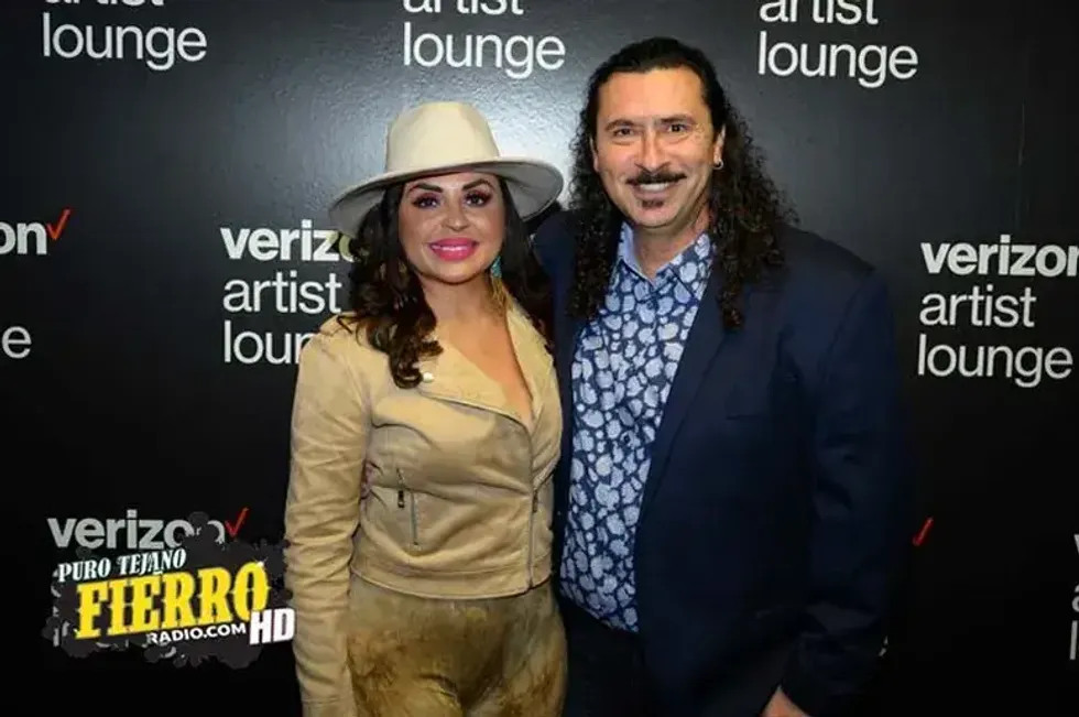 Elida Reyna at the Verizon Artist Lounge