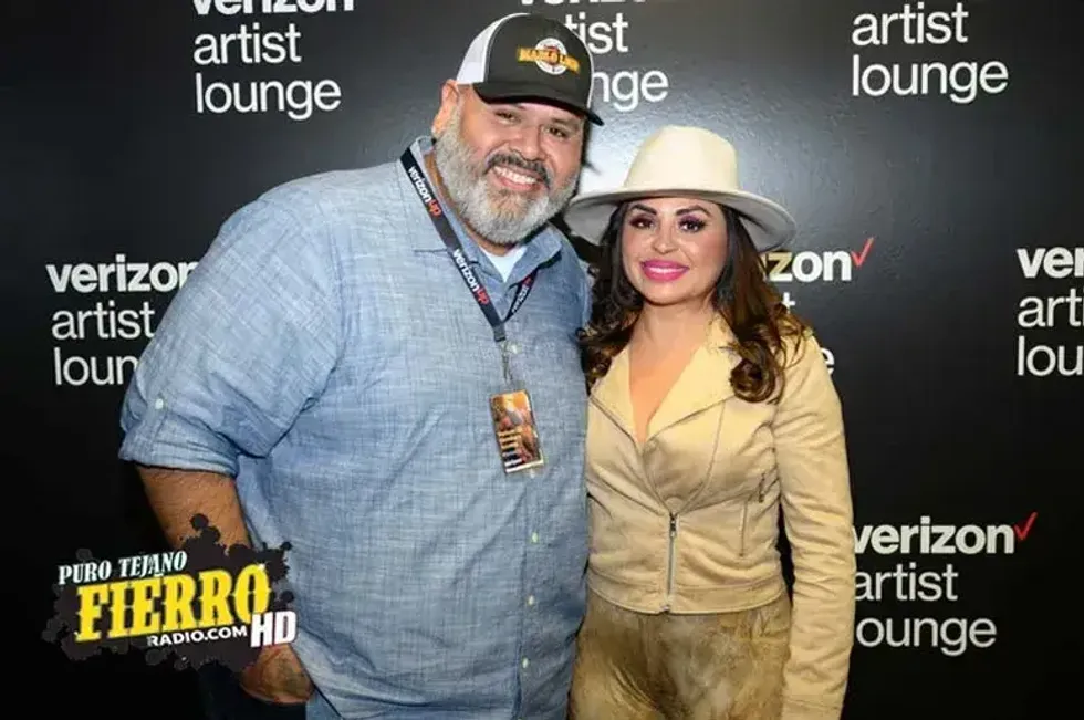 Elida Reyna at the Verizon Artist Lounge