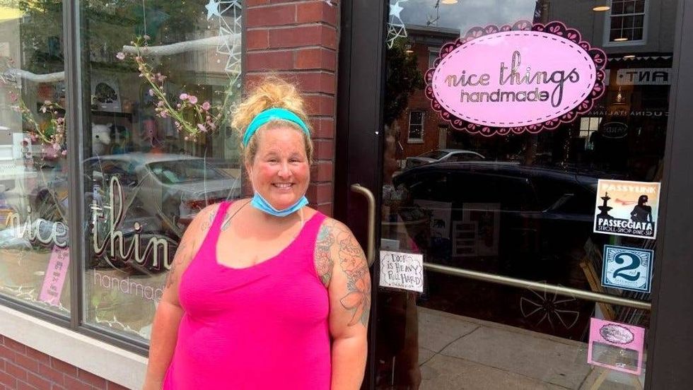 Elissa Kara, owner of Nice Things Handmade in South Philadelphia