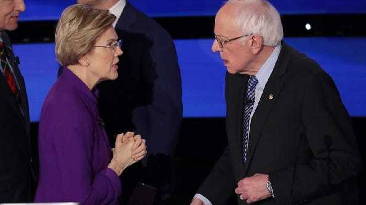 Elizabeth Warren and Bernie Sanders
