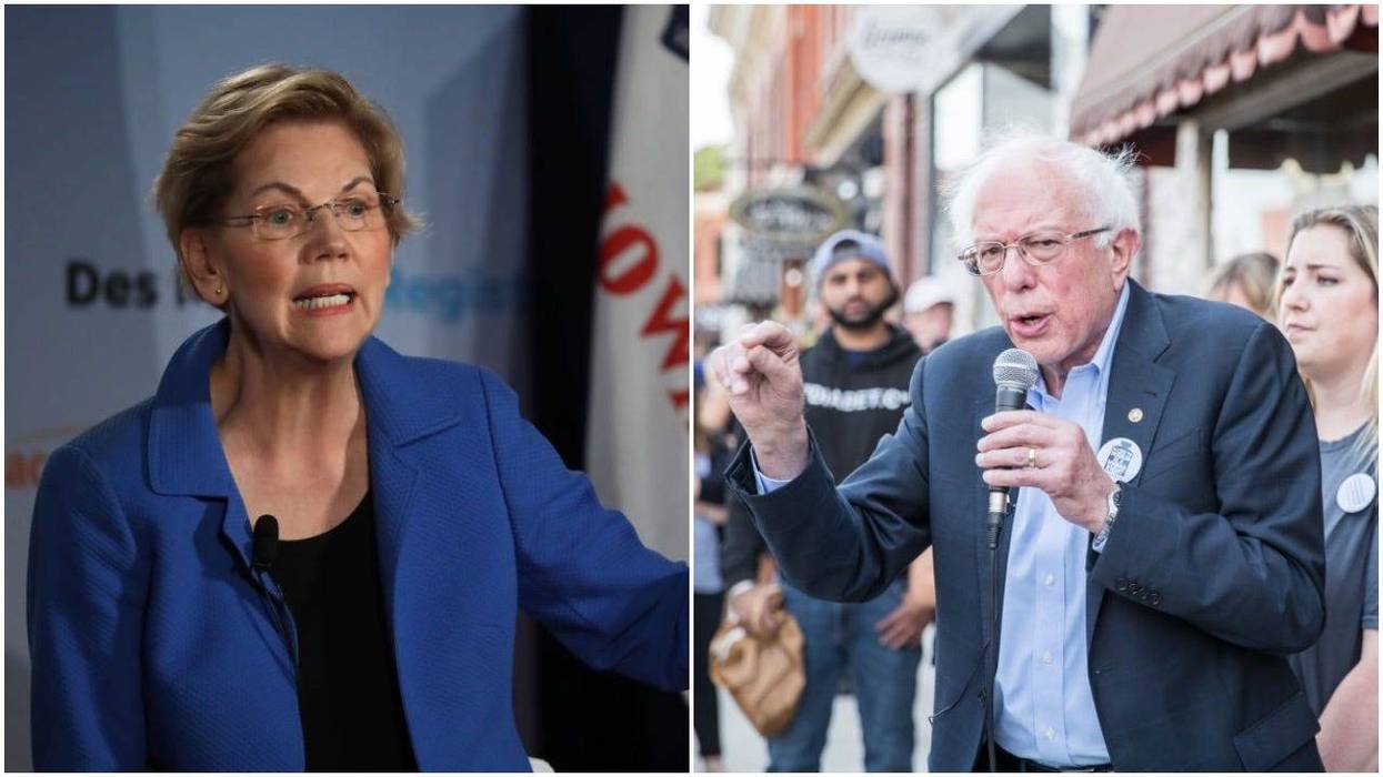 Elizabeth Warren, Bernie Sanders