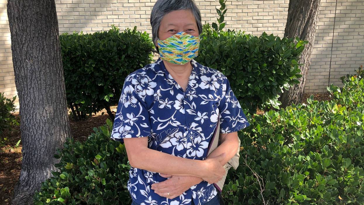 Ellen Kruse, East Bay mask sewist, Makes Masks to Make Money for Alameda Food Bank