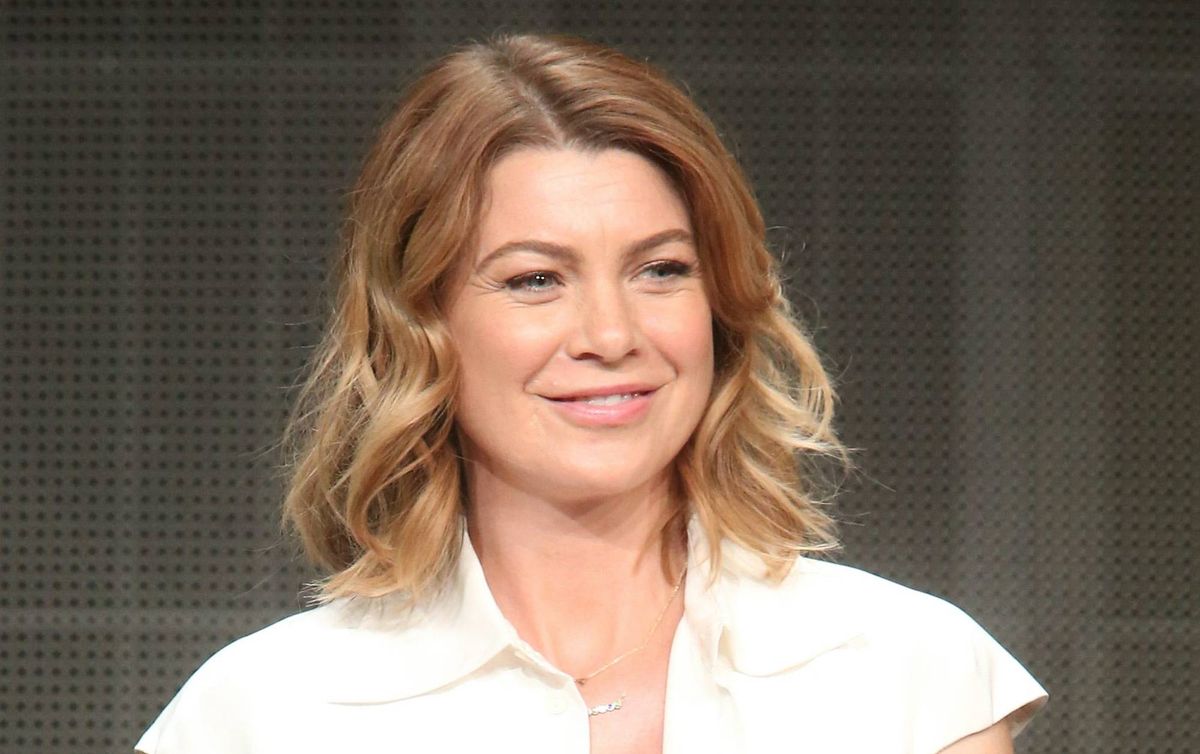 Ellen Pompeo speaks onstage during the 'Grey's Anatomy'
