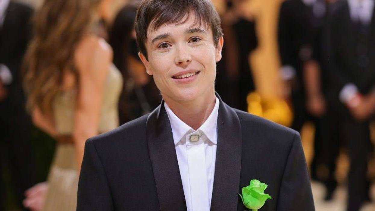 Elliot Page attends The 2021 Met Gala