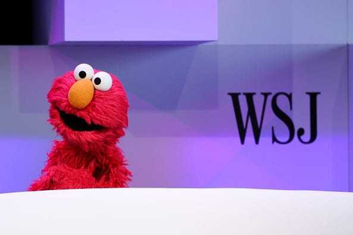 Elmo speaks onstage during The Wall Street Journal's 2024 The Future Of Everything Festival at Spring Studios on May 22, 2024 in New York City.