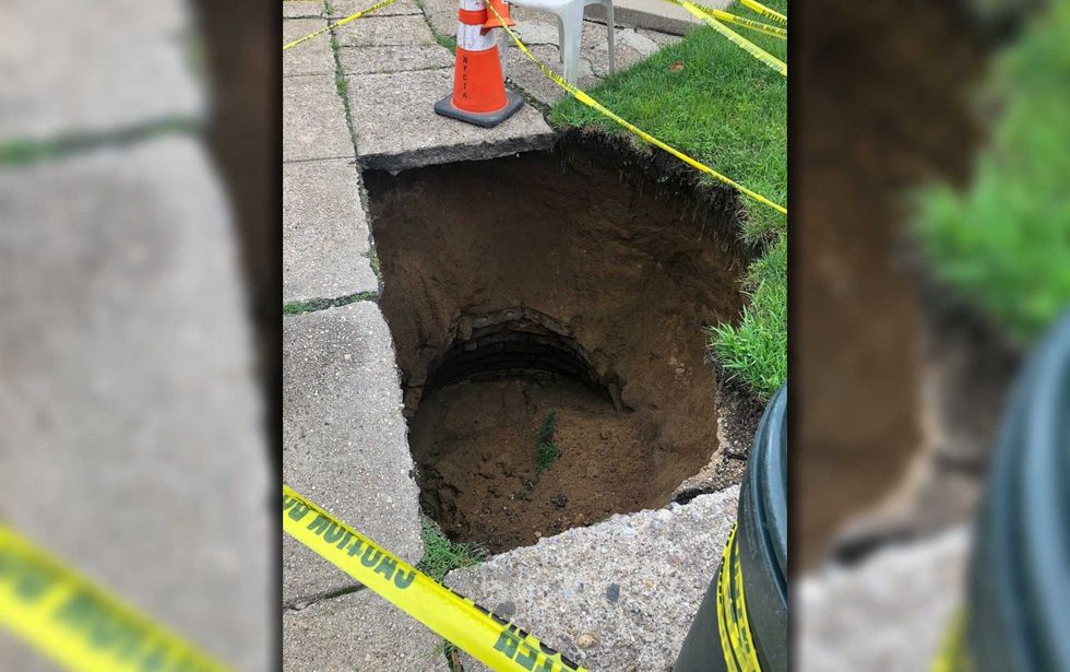 Elmont sinkhole