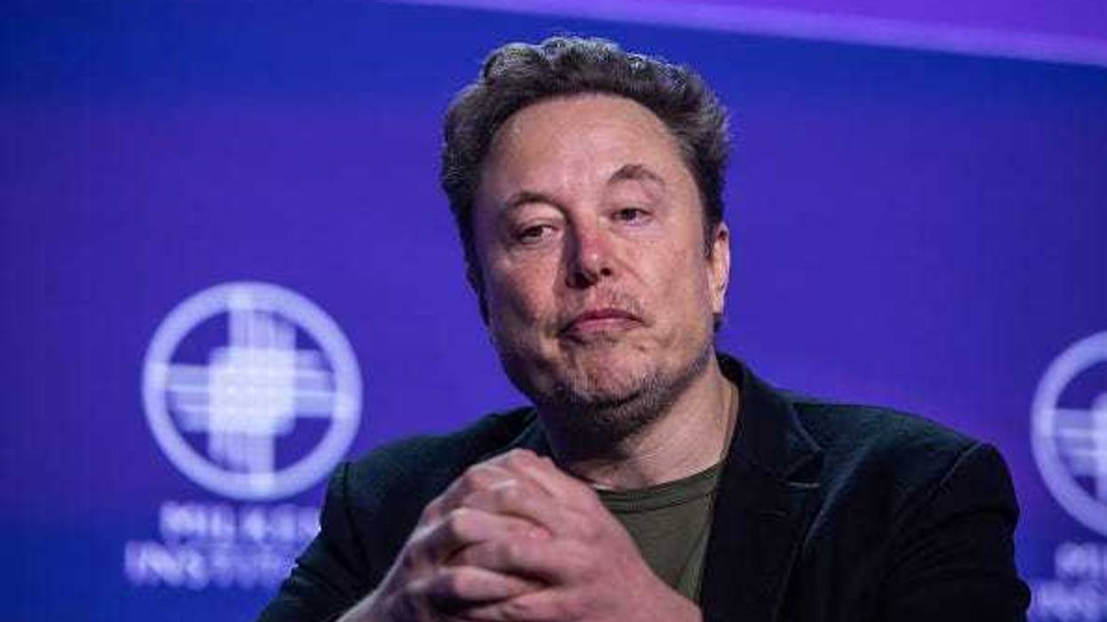 Elon Musk, co-founder of Tesla and SpaceX and owner of X Holdings Corp., speaks at the Milken Institute's Global Conference at the Beverly Hilton Hotel,on May 6, 2024 in Beverly Hills, California.