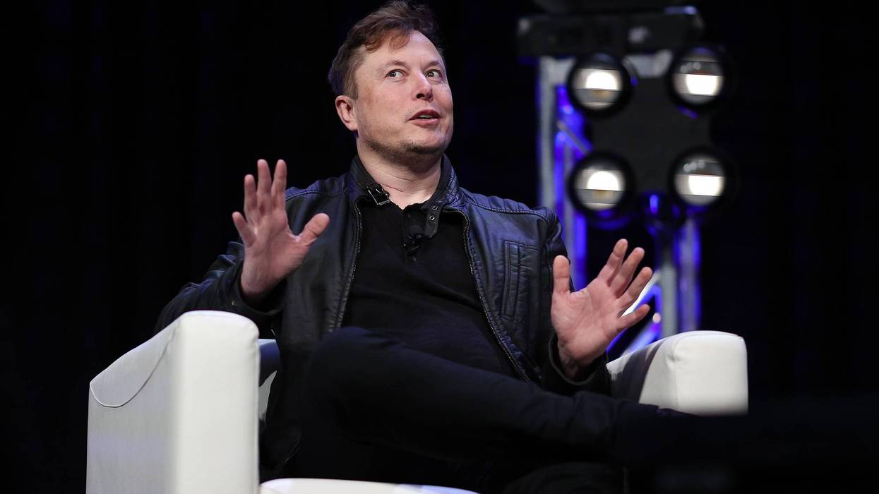 Elon Musk, founder and chief engineer of SpaceX speaks at the 2020 Satellite Conference and Exhibition March 9, 2020 in Washington, DC.