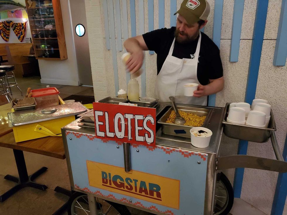 Elotes at Big Star West Town