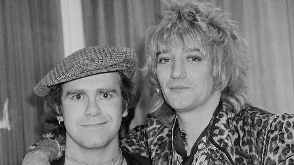 Elton John and Rod Stewart (1978)