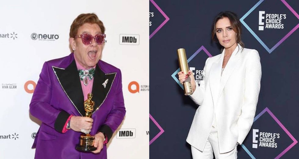 Elton John helped Victoria Beckham find her passion, away from the Spice Girls