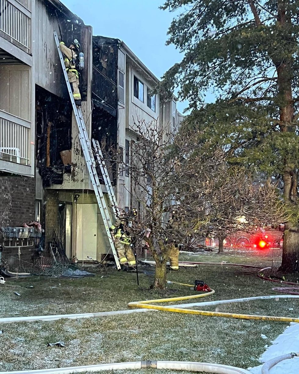 Emergency crews wasted no time pounding on residents