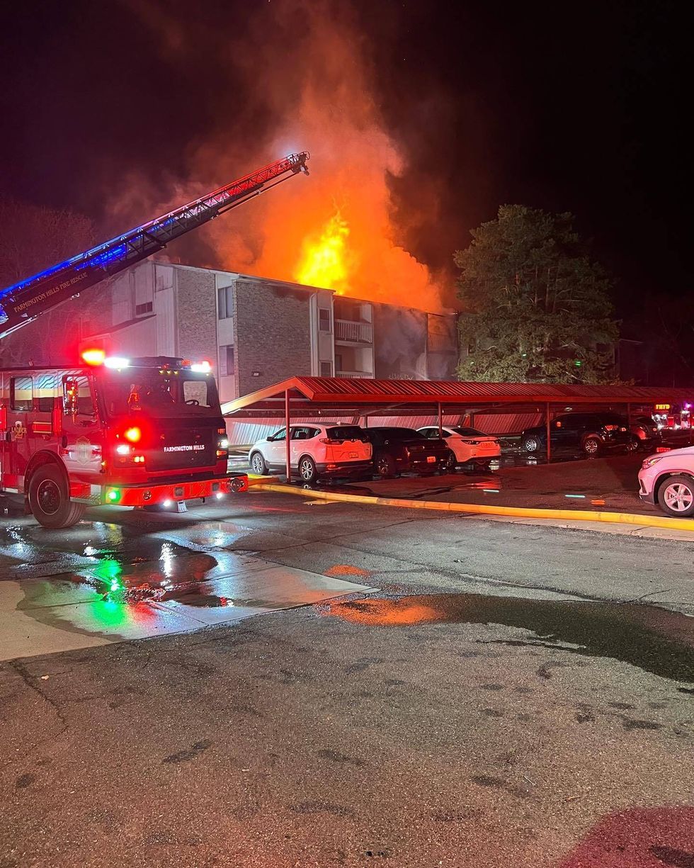 Emergency crews wasted no time pounding on residents