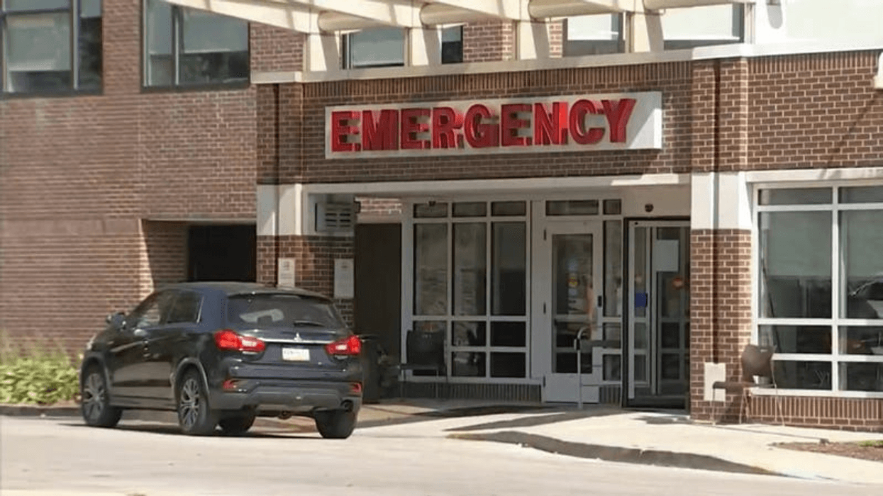 Emergency department entrance at Delaware County Memorial Hospital