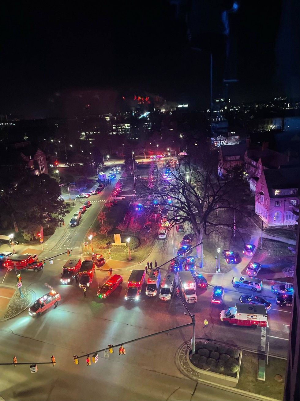 Emergency Response at MSU following shooting