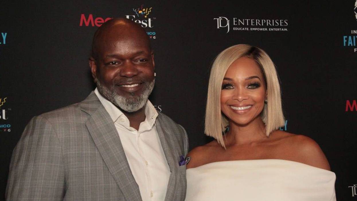 Emmitt Smith and Pat Smith attend the MegaFest 2017 International Faith and Family Film Festival at Omni Hotel on June 30, 2017 in Dallas, Texas.