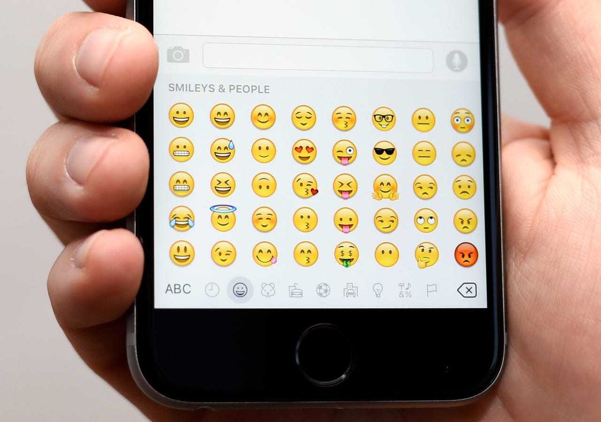 emoji library on iphone