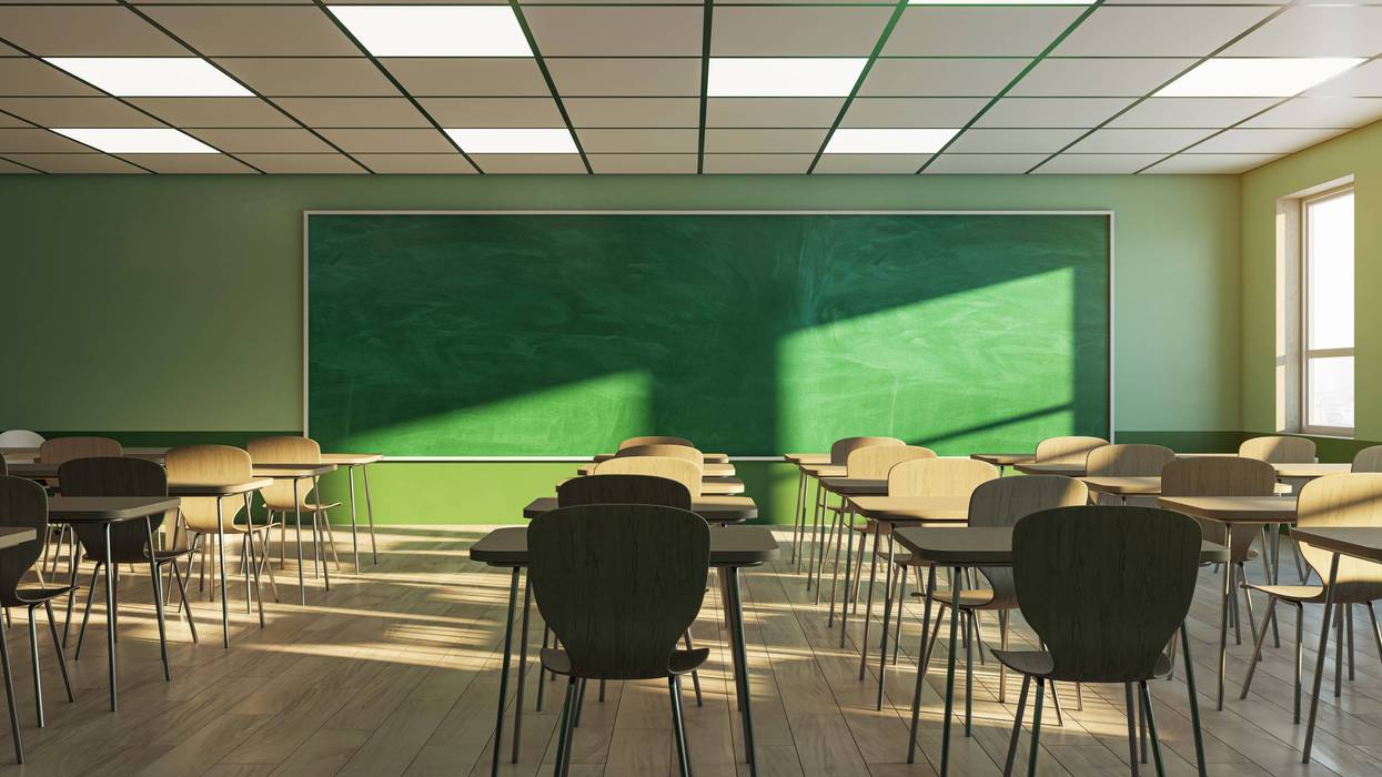 Empty classroom