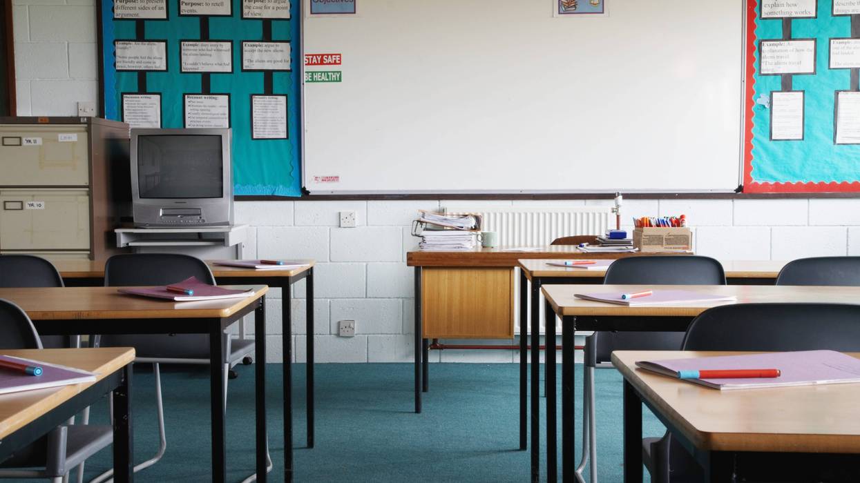 Empty classroom